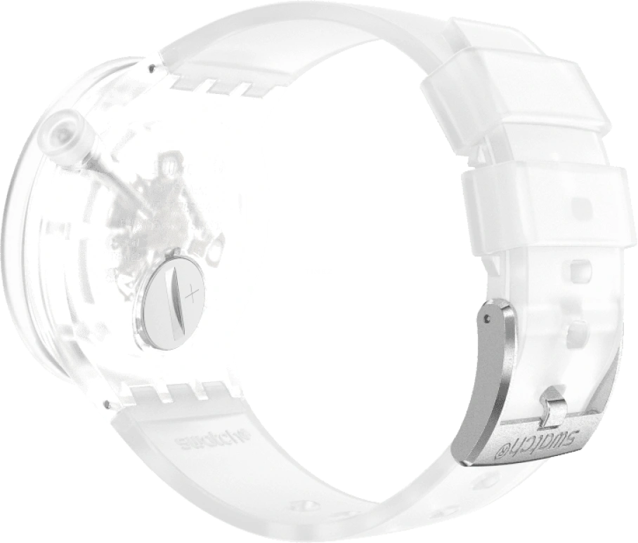 Swatch,CLEAR 47mm,47mm,Open,SB01K100