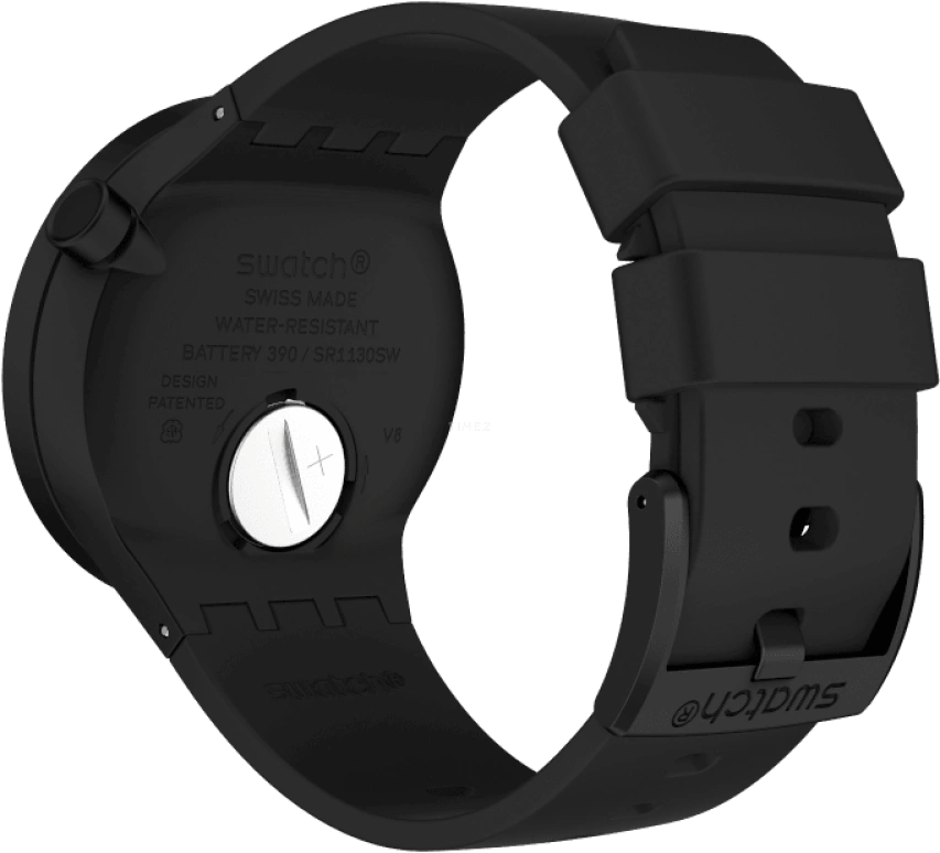Swatch,THE BOLD 47mm,47mm,Plastic,Black,SO27Z107