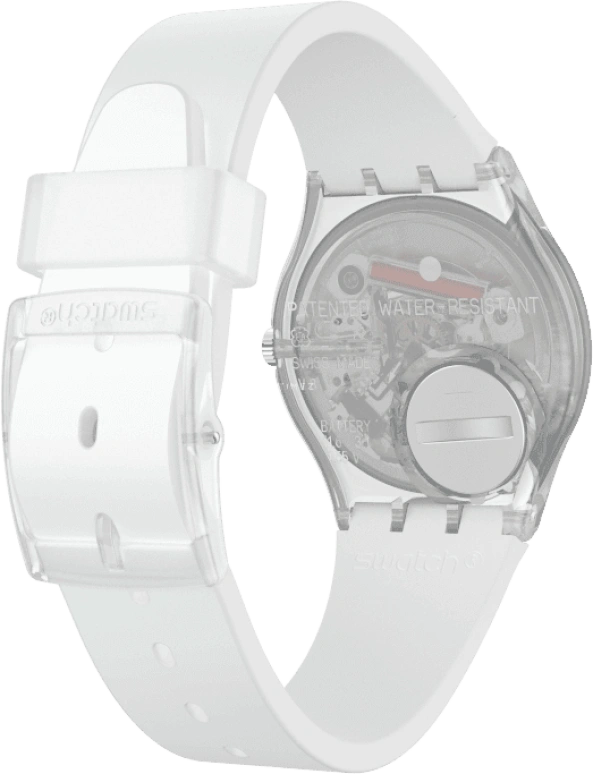 Swatch,Originals 34mm,34mm,Plastic,Blue,Pink,Sapphire,Crystal Glass,GE713