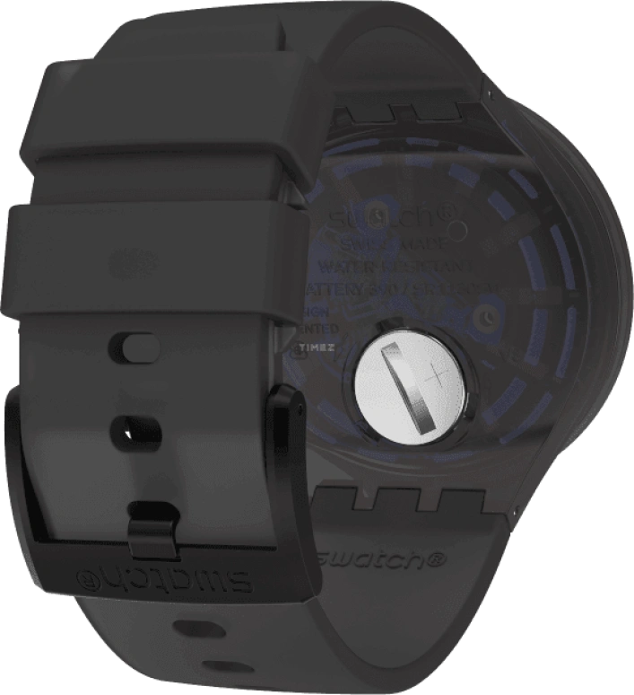 Swatch,THE BOLD 47mm,47mm,Plastic,Blue,SO27B111