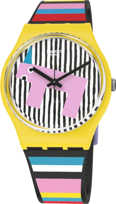 Swatch,Originals 34mm,34mm,Plastic,Closed,GZ341
