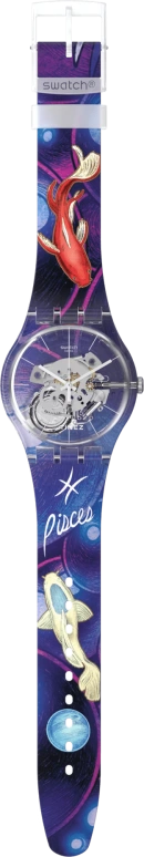 Swatch,Originals 41mm,41mm,Plastic,Transparent,Quartz,Sapphire,Crystal Glass,Round,SUOK145,SUOK145-057