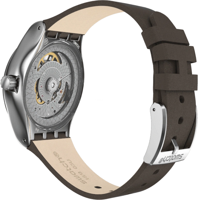 Swatch,IRONY 42mm,42mm,Blue,Open,YIZ405