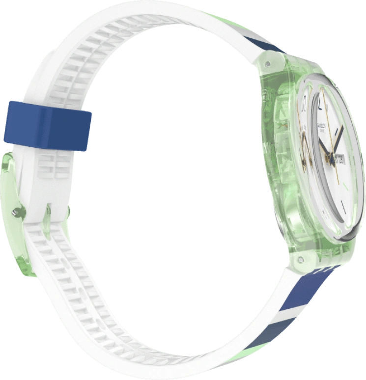 Swatch,Originals 34mm,34mm,Plastic,White,Open,GG711