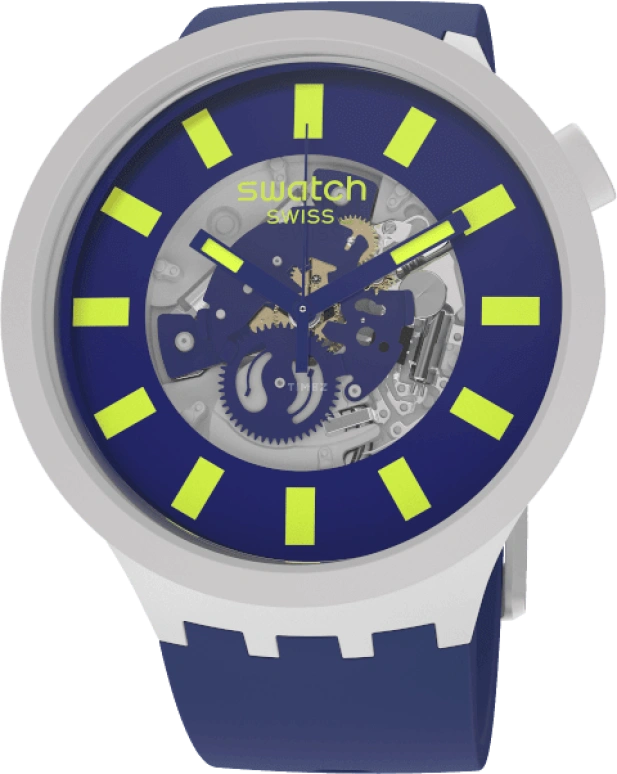 Swatch,THE BOLD 47mm,47mm,Bioceramic,Ceramic,SB03M103