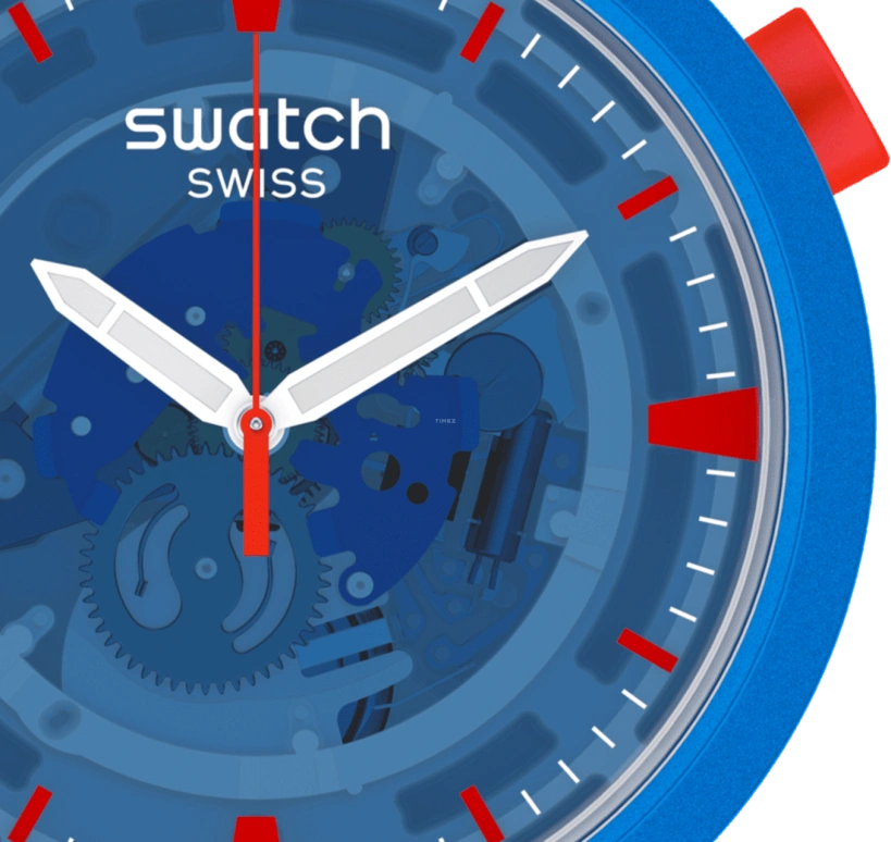 Swatch,THE BOLD 47mm,47mm,Bioceramic,Ceramic,Sapphire,Crystal Glass,SB03Z100