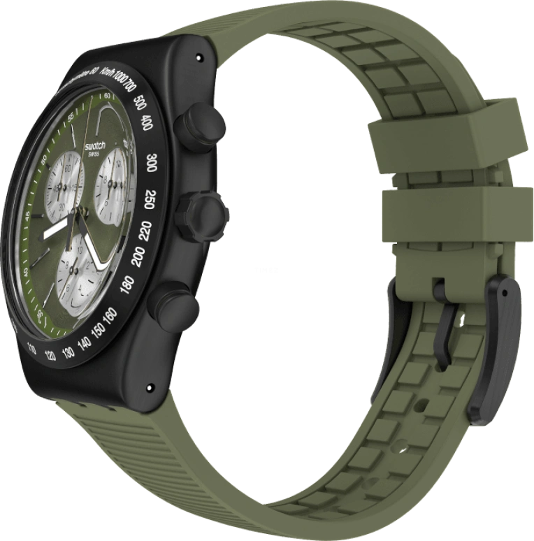 Swatch,IRONY 43x49mm,43x49mm,Green,YVB411
