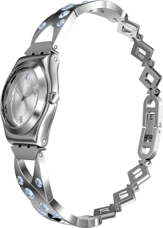 Swatch,IRONY 25mm,25mm,Stainless Steel,Silver White,YSS332G