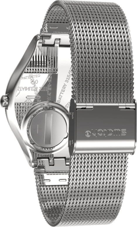 Swatch,SKIN 38mm,38mm,Sapphire,Crystal Glass,SYXS133M