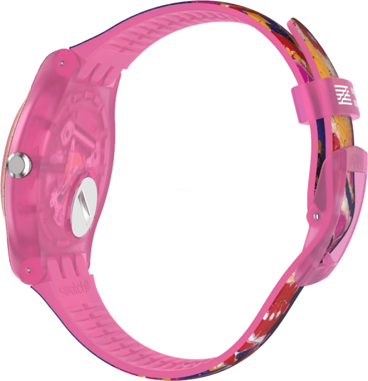 Swatch,Originals 41mm,41mm,Plastic,Multi-Color,Quartz,Sapphire,Crystal Glass,Round,SUOZ341