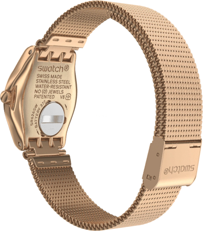Swatch,IRONY 25x28.70mm,25x28.70mm,Rose Gold,YSG166M