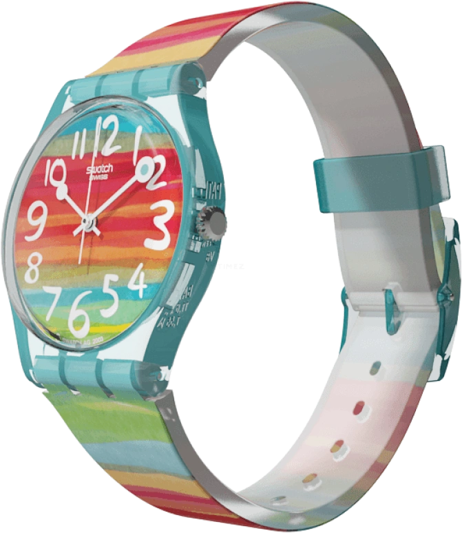 Swatch,Originals 34mm,34mm,Plastic,GS124