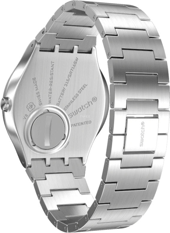 Swatch,SKIN ,Stainless Steel,Blue,SS07S106G