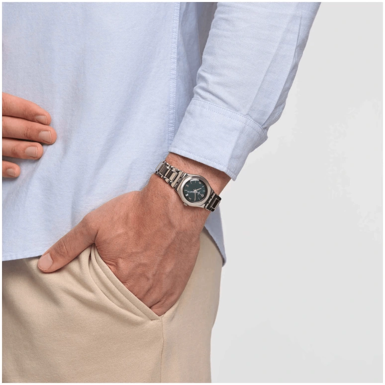 Swatch,IRONY 33mm,33mm,Stainless Steel,Dark Green,Quartz,Day,Round,YLS468GC