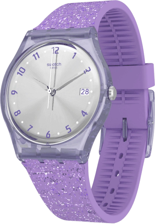 Swatch,Originals 34mm,34mm,Plastic,Silver,Open,GV400