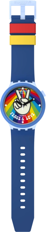 Swatch,Other 47mm,47mm,Bioceramic,Multi-Color,Quartz,Round,Blue,SB03N105