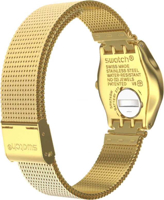 Swatch,IRONY 25x28.70mm,25x28.70mm,Gold,YSG167M