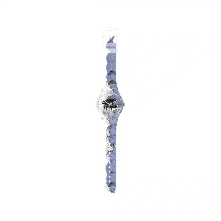 Swatch,Other 41mm,41mm,Plastic,Transparent,Quartz,Sapphire,Crystal Glass,Round,SUOK144,SUOK144-021