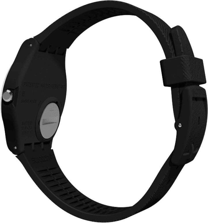 Swatch,Originals 34mm,34mm,Plastic,Red,GB753