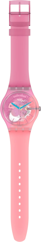 Swatch,Originals 41mm,41mm,Plastic,Transparent,Quartz,Tonneau,SUOK151