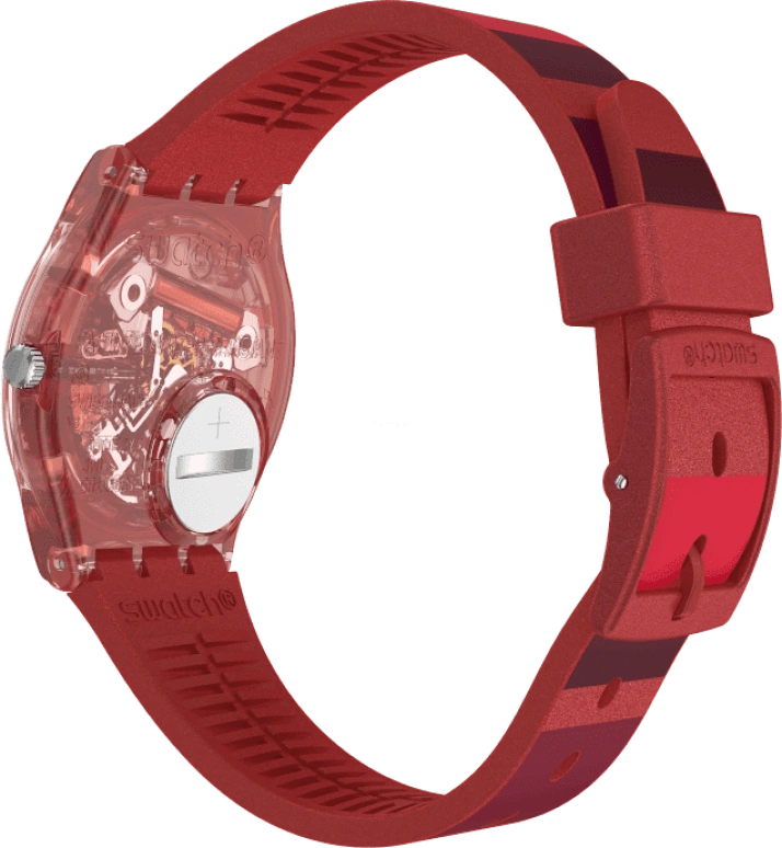 Swatch,Originals 34x39.20mm,34x39.20mm,Plastic,Red,GR406