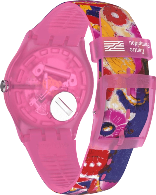 Swatch,Originals 41mm,41mm,Plastic,Multi-Color,Quartz,Sapphire,Crystal Glass,Round,SUOZ341