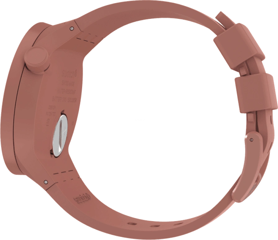 Swatch,THE BOLD 47mm,47mm,Bioceramic,Ceramic,Red,Sapphire,Crystal Glass,SB03R100