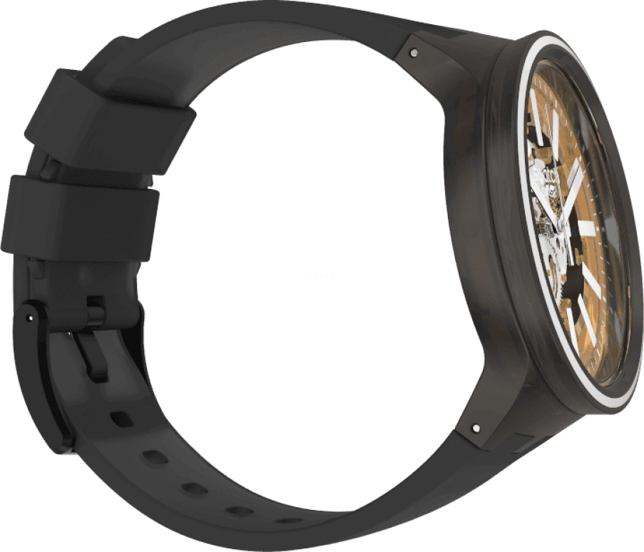 Swatch,THE BOLD 47mm,47mm,Plastic,Yellow,SO27B114