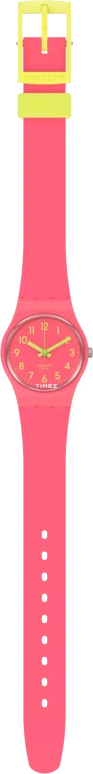 Swatch,Other 25mm,25mm,Plastic,Pink,Quartz,Tonneau,LP131C