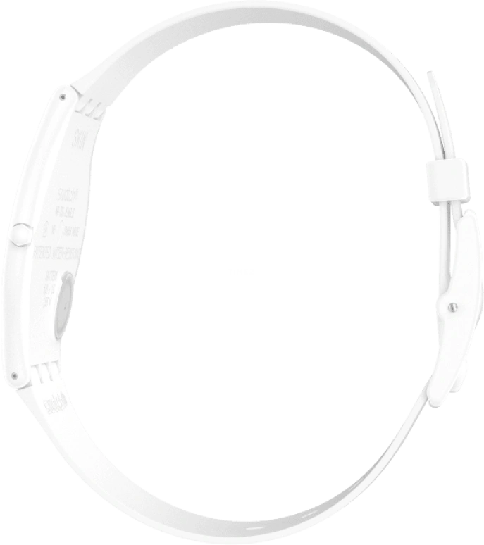 Swatch,SKIN 34mm,34mm,Ceramic,White,Quartz,SS09W100