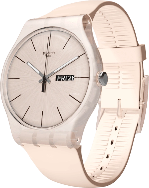 Swatch,Originals 41mm,41mm,Plastic,Pink,SUOT700