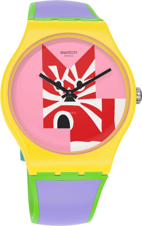 Swatch,Originals 41mm,41mm,Plastic,Closed,SUOZ323