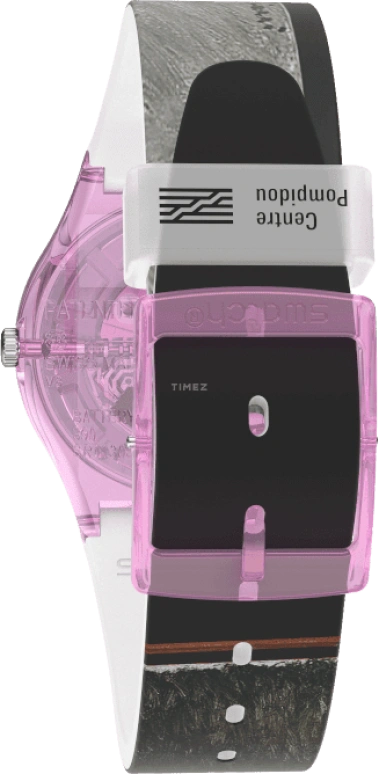 Swatch,Originals 34mm,34mm,Plastic,Multi-Color,Quartz,Sapphire,Crystal Glass,Round,GZ356