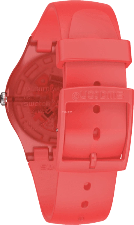Swatch,Originals 41mm,41mm,Plastic,Red,SUOO105