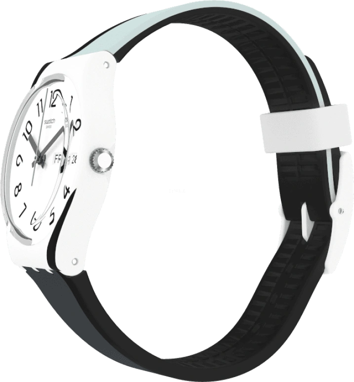 Swatch,Originals 34mm,34mm,Plastic,White,GW711
