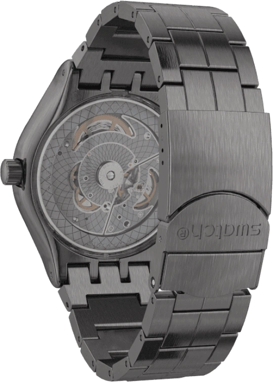 Swatch,IRONY 42mm,42mm,Stainless Steel,Open,YIM400G