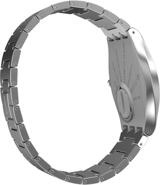 Swatch,SKIN ,Stainless Steel,Blue,SS07S106G