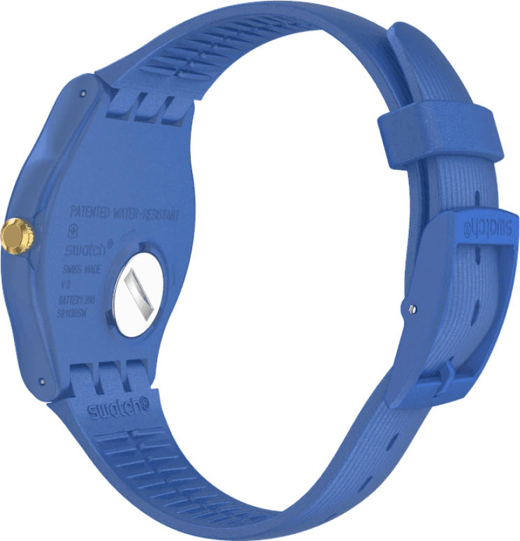 Swatch,Originals 41mm,41mm,Plastic,Blue,SUON143