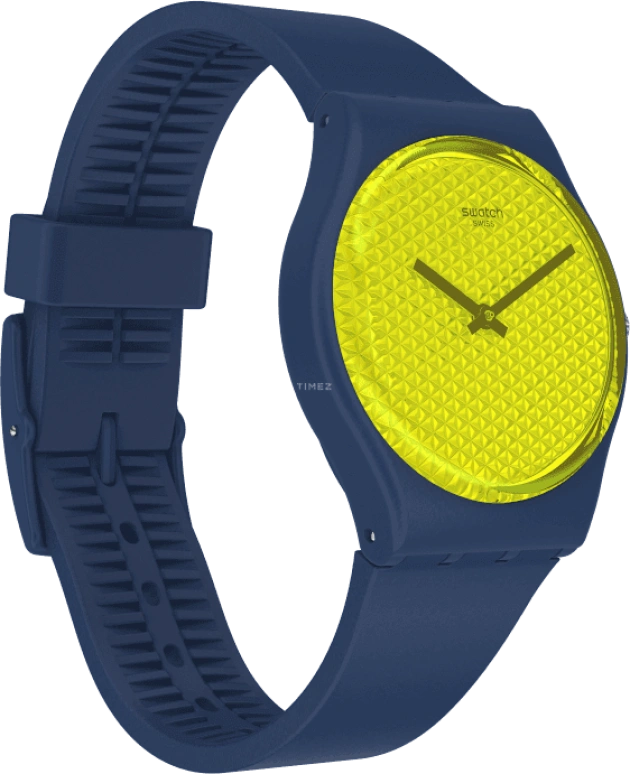 Swatch,Originals 34mm,34mm,Plastic,Yellow,GN266