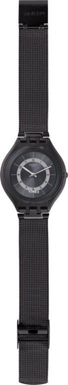 Swatch,SKIN 40mm,40mm,Plastic,Black,Quartz,Round,SVUB105M