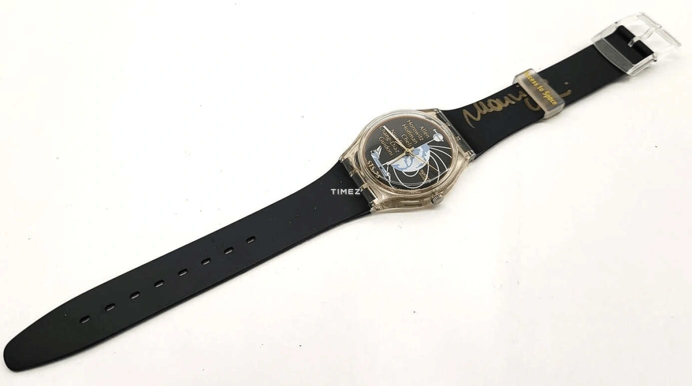 Swatch,Other ,Plastic,Black,Quartz,Sapphire,Crystal Glass,Tonneau,SKZ100