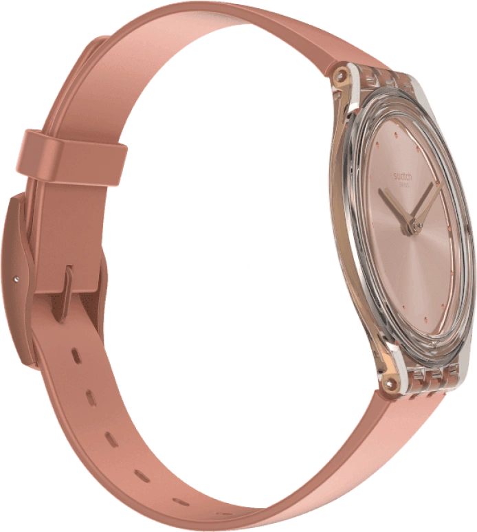 Swatch,SKIN 36.80mm,36.80mm,Plastic,Pink,SVOK108