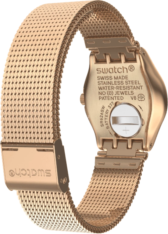 Swatch,IRONY 25x28.70mm,25x28.70mm,Rose Gold,YSG166M