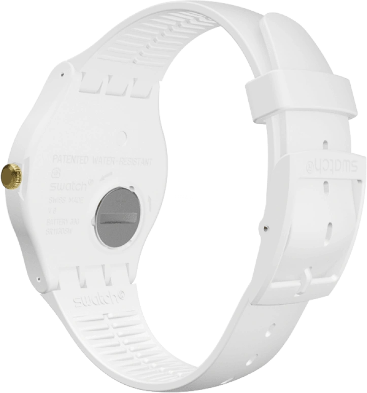 Swatch,Originals 41mm,41mm,Plastic,Yellow,SUOZ148