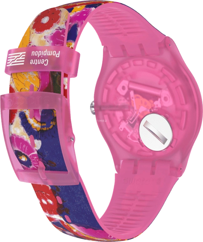 Swatch,Originals 41mm,41mm,Plastic,Multi-Color,Quartz,Sapphire,Crystal Glass,Round,SUOZ341