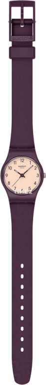 Swatch,Originals 25mm,25mm,Composite,Cream,Quartz,Round,Purple,LR138