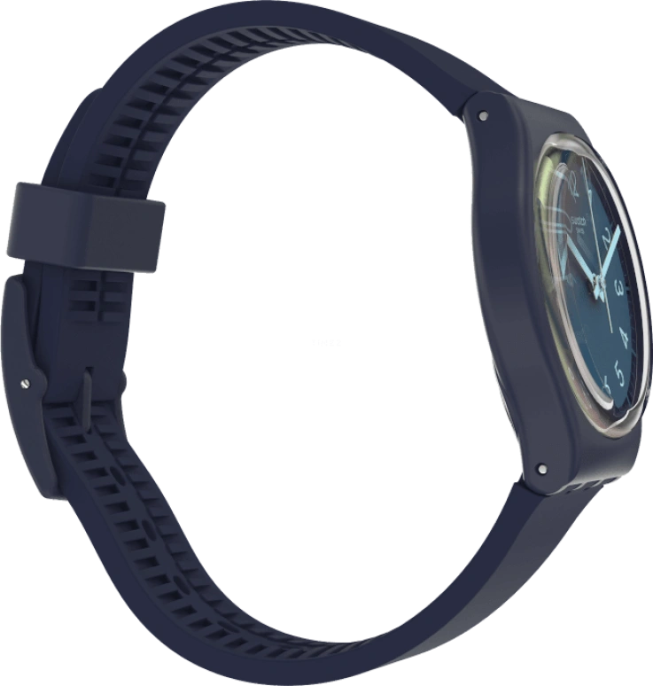 Swatch,Originals 34mm,34mm,Plastic,Blue,Closed,GN274