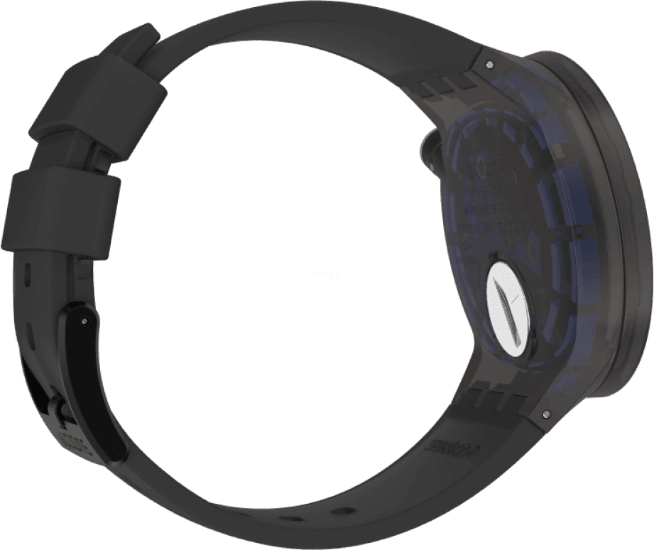 Swatch,THE BOLD 47mm,47mm,Plastic,Blue,SO27B111