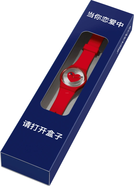 Swatch,Originals 34mm,34mm,Bioceramic,Silver,Quartz,Round,Red,SO28Z111