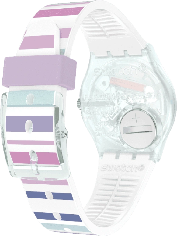 Swatch,Originals 34mm,34mm,Plastic,White,Open,GL702